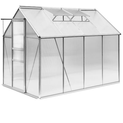 Niepokryte ramy wykończenia 6ft x 8ft duży ogród szklarni do ogrodnictwa zewnętrznego