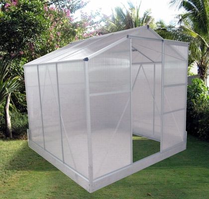 Niepokryte ramy wykończenia 6ft x 8ft duży ogród szklarni do ogrodnictwa zewnętrznego
