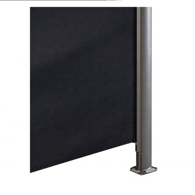 Beżowy markiz boczny rozciągający się 160/180/200x300 cm dla balkonu Taras ogród nieprzezroczysty boczny rolkowy szyba przednia