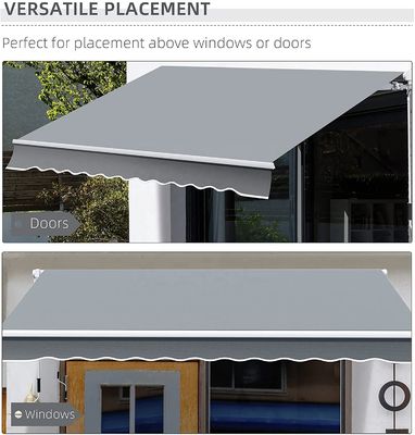 Wyrzucany ręcznie zewnętrzny osłonny osłonny z 300 * 200cm Rozmiar i metodę obsługi ręcznej