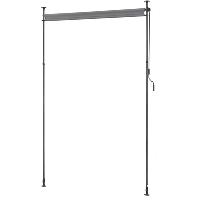 Zewnętrzne 120 x 270 cm żagle poliestrowe rozciągające się nieprzezroczyste piecowanie pionowe z ręczną kliką