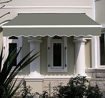 Pustkowane ramy aluminiowe zewnętrzne okna wyciągające 250*200 cm ręczne okna słoneczne