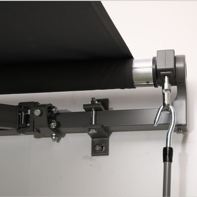 Pustkowane ramy aluminiowe zewnętrzne okna wyciągające 250*200 cm ręczne okna słoneczne