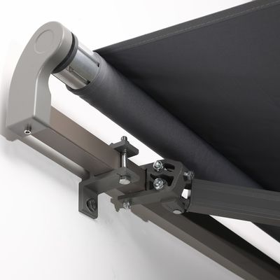 Pustkowane ramy aluminiowe zewnętrzne okna wyciągające 250*200 cm ręczne okna słoneczne