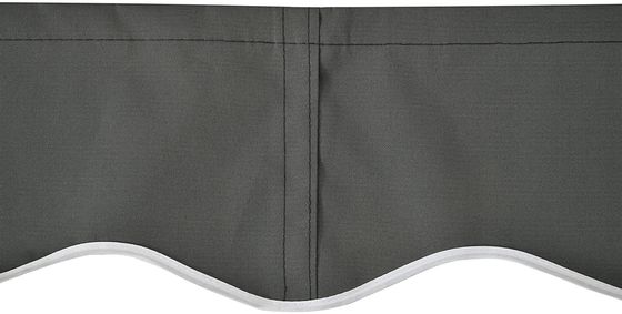 Okienki z zasłonami prywatnymi z balkonem z powłoką wykończeniem żagla i wyciągalnym ramieniem