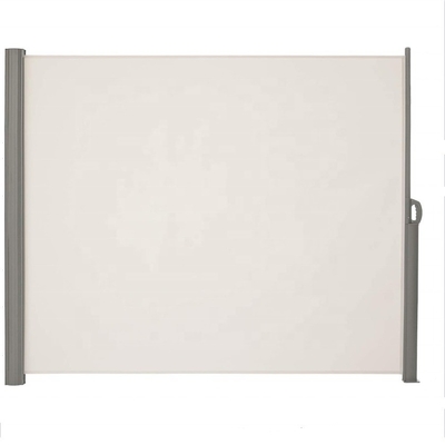 Aluminium Pole Side Awning Retractable Folding Screen for Patio/Terrace/Backyard Privacy