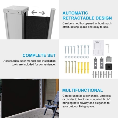 Patio outdoor Garden Privacy Divider z metodą obsługi ręcznej